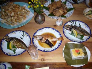 静の魚料理